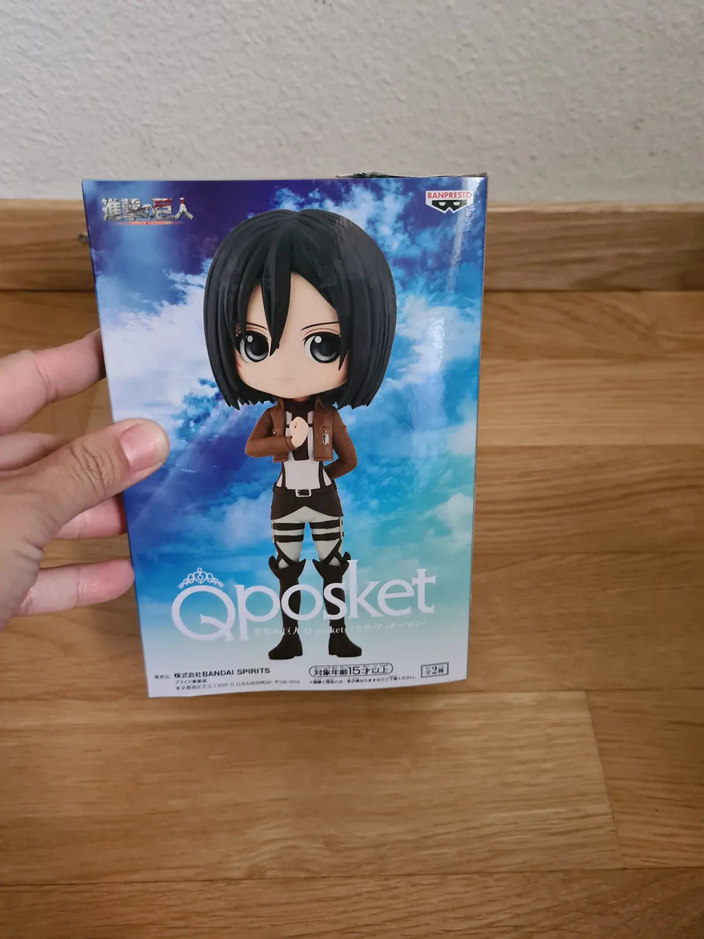 Attack on Titan Mikasa Ackerman Q Posket Figur Banpresto