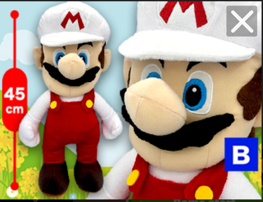 Super Mario White Big Plush Taito
